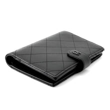 Load image into Gallery viewer, CHANEL Matelasse CC Logo Passport Case BlackAP3824-B15615-94305 Calf Leather

