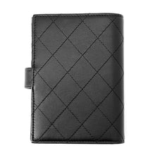 Load image into Gallery viewer, CHANEL Matelasse CC Logo Passport Case BlackAP3824-B15615-94305 Calf Leather
