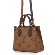 Load image into Gallery viewer, LOUIS VUITTON Onthego Red/BrownM46839 Monogram Reverse Canvas Size BB
