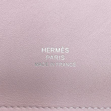 将图像加载到图库查看器中，HERMES Notebook cover Carnet Secret Della Cavalleria mauve pail Swift Leather
