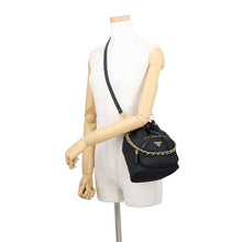 Load image into Gallery viewer, PRADA Duet Re-Nylon Black1BH038 Nylon Leather
