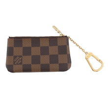 Load image into Gallery viewer, LOUIS VUITTON Card Key Case Pochette Cles BrownN62658 Damier Ebene Canvas
