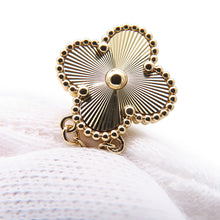 将图像加载到图库查看器中，Van Cleef &amp; Arpels Vintage Alhambra Guilloche PendantVCARP4KL00 18K Yellow Gold
