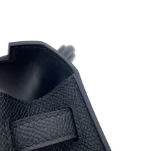 将图像加载到图库查看器中，HERMES Mini Kelly 2 Black Epsom
