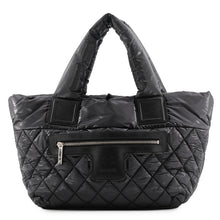 Load image into Gallery viewer, CHANEL Coco Cocoon Tote Bag BlackA48610 Nylon Size PM
