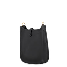 将图像加载到图库查看器中，HERMES Evelyne Long Amazon Black Taurillon Clemence Size TPM
