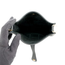 将图像加载到图库查看器中，HERMES Evelyne Long Amazon Black Taurillon Clemence Size TPM
