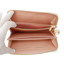 将图像加载到图库查看器中，LOUIS VUITTON LV Garden Zippy Wallet White/MulticolorM81694 Monogram Lamb Leather
