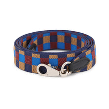 Load image into Gallery viewer, HERMES Bandouliere Maxi Blue/Black/Biscuit/Rouge Canvas Swift Leather
