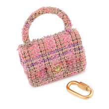 将图像加载到图库查看器中，CHANEL Matelasse parent and child Bag Pink Tweed
