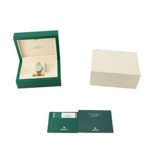 将图像加载到图库查看器中，ROLEX Lady-Datejust Diamond Bezel W28mm Stainless Steel K18YG Mint Green Tapestry Dial279383RBR
