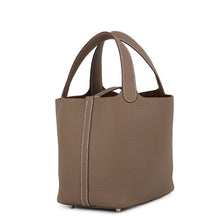 将图像加载到图库查看器中，HERMES Picotin Lock Etoupe Taurillon Clemence Size PM
