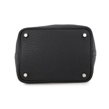 将图像加载到图库查看器中，HERMES Picotin Lock Black Taurillon Clemence Size PM
