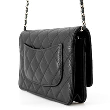 Load image into Gallery viewer, CHANEL Matelasse Classic Chain Wallet BlackAP4241 Caviar Leather
