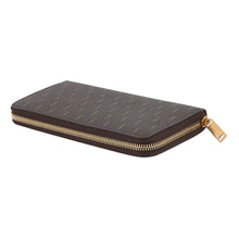 Load image into Gallery viewer, SAINT LAURENT PARIS Monogram Zip Around Long Wallet Brown6644912UY2W2166 PVC/Leather
