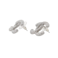 Load image into Gallery viewer, CHANEL Métiers d'Art CC Logo Rhinestone EarringsABH770 Metal Rhinestone
