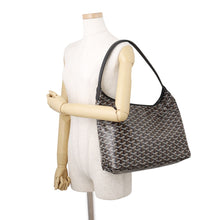 Load image into Gallery viewer, GOYARD Boheme Hobo Bag BlackBOHEMEPMLTY01CL01P PVC Leather Size PM
