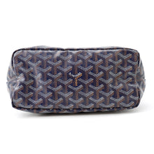 将图像加载到图库查看器中，GOYARD Boheme Hobo Bag Navy BlueBOHEMEMINTY12CL12P PVC Leather Size Mini
