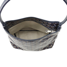 将图像加载到图库查看器中，GOYARD Boheme Hobo Bag Navy BlueBOHEMEMINTY12CL12P PVC Leather Size Mini
