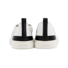 将图像加载到图库查看器中，HERMES Deep Sneakers White/Black Fabric Rubber Size 38.5
