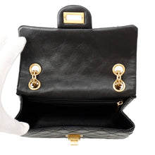 将图像加载到图库查看器中，CHANEL Matelasse 2.55 ChainShoulder Bag BlackAS0874 Aged Calf Leather Size Mini
