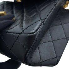 将图像加载到图库查看器中，CHANEL Matelasse 2.55 ChainShoulder Bag BlackAS0874 Aged Calf Leather Size Mini
