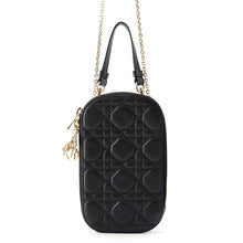 Load image into Gallery viewer, Dior Lady Dior Cannage Phone Case BlackS0872ONMJ_M900 Lambskin
