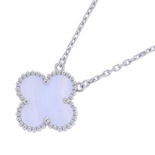 Load image into Gallery viewer, Van Cleef &amp; Arpels Vintage Alhambra PendantVCARD34900 18K White Gold
