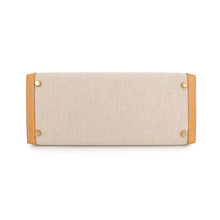 Load image into Gallery viewer, HERMES Kelly Sellier Natural Toile H Box Calf Leather Size 28
