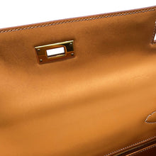 Load image into Gallery viewer, HERMES Kelly Sellier Natural Toile H Box Calf Leather Size 28
