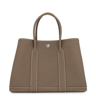 HERMES Garden Party Etoupe Negonda Leather Size TPM