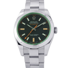 将图像加载到图库查看器中，ROLEX Milgauss W40mm Stainless Steel Black Dial116400GV
