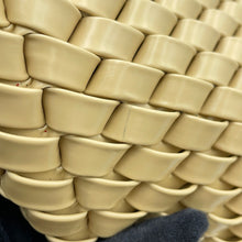 Load image into Gallery viewer, Bottega Veneta INTRECCIATO Clutch Bag Beige Patent Leather
