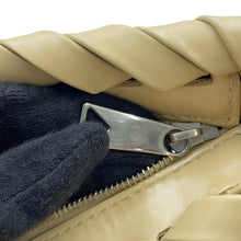 Load image into Gallery viewer, Bottega Veneta INTRECCIATO Clutch Bag Beige Patent Leather
