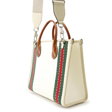 Load image into Gallery viewer, GUCCI Interlocking G 2WAY Bag White/Multicolor701737 Canvas Leather
