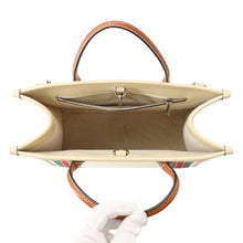 Load image into Gallery viewer, GUCCI Interlocking G 2WAY Bag White/Multicolor701737 Canvas Leather
