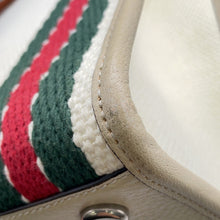 Load image into Gallery viewer, GUCCI Interlocking G 2WAY Bag White/Multicolor701737 Canvas Leather
