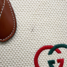 Load image into Gallery viewer, GUCCI Interlocking G 2WAY Bag White/Multicolor701737 Canvas Leather
