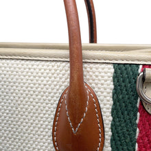 Load image into Gallery viewer, GUCCI Interlocking G 2WAY Bag White/Multicolor701737 Canvas Leather
