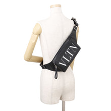 Load image into Gallery viewer, Valentino Garavani VLTN Logo Crossbody Bag Black/WhiteVY2B0A10WJW Leather
