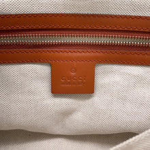 Load image into Gallery viewer, GUCCI Kraft Tote Navy/Brown348715 Canvas Leather
