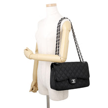 Load image into Gallery viewer, CHANEL Matelasse 30 Double Flap Chain Shoulder BlackA58600 Caviar Leather
