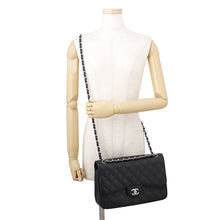 Load image into Gallery viewer, CHANEL Matelasse 30 Double Flap Chain Shoulder BlackA58600 Caviar Leather
