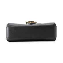 Load image into Gallery viewer, GUCCI Interlocking G Chain Shoulder Black607720 Leather
