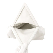 Load image into Gallery viewer, Bottega Veneta Triangle Clutch Bag White622712 Lamb Leather
