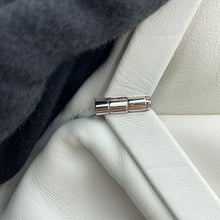 Load image into Gallery viewer, Bottega Veneta Triangle Clutch Bag White622712 Lamb Leather
