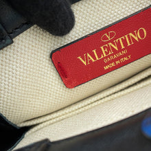 将图像加载到图库查看器中，Valentino Garavani VLTN logo 2WAYBag Beige/Black Canvas Leather
