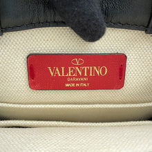 将图像加载到图库查看器中，Valentino Garavani VLTN logo 2WAYBag Beige/Black Canvas Leather
