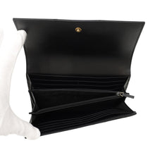 Load image into Gallery viewer, GUCCI GG Marmont continental wallet Black443436 Leather
