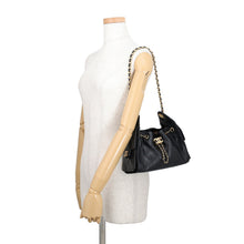 Load image into Gallery viewer, CHANEL CHANEL25 ChainShoulder Bag BlackAS5631 Caviar Leather Size Mini
